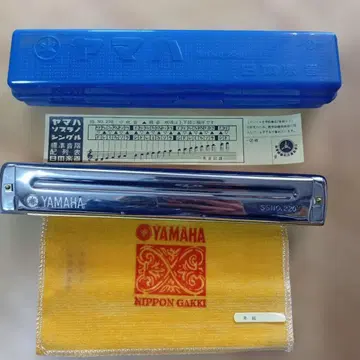 미사용 YAMAHA 하모니카 소프라노 싱글 22홀 쇼와 레트로