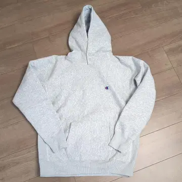 Champion 그레이 스톰쉘 후드티 윈드스토퍼