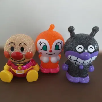 호빵맨 세균맨 짤랑이 라이트 3체 세트