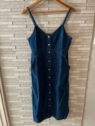 이에나 데님 살로펫 스커트 데님 원피스 캐미 원피스