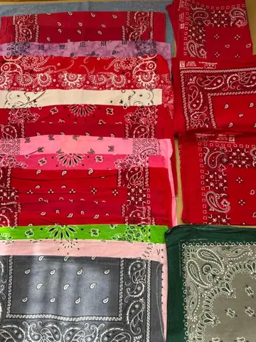 80s 90s 미국제 반다나 믹스 20장 G