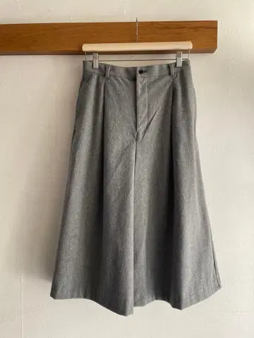 무인양품 가로 세로 스트레치 기모 크롭 팬츠