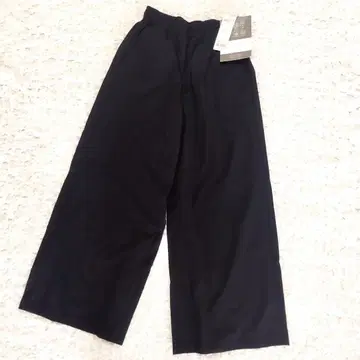 미사용 택 포함 앙피로 발수 와이드 팬츠 허리밴딩 UV 스트레치