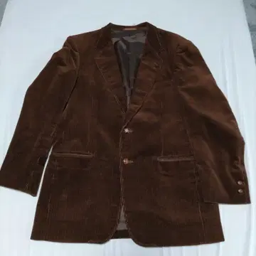브라운 코듀로이 테일러드 자켓