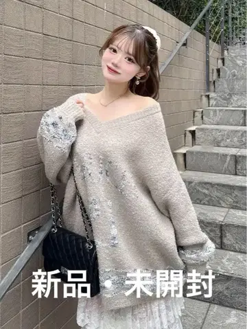 믹스 컬러 RD 니트 튜닉 darich 다리치