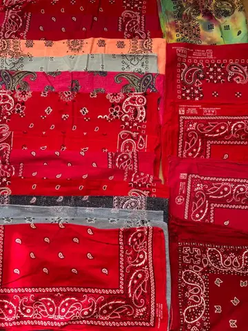 80s 90s 미국제 반다나 믹스 20장 H