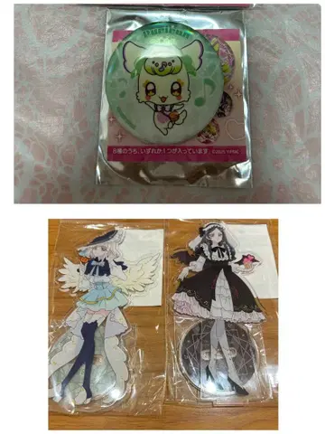 프리큐어 캔뱃지 아크릴 스탠드 메론 푸린 할로윈 프리룬