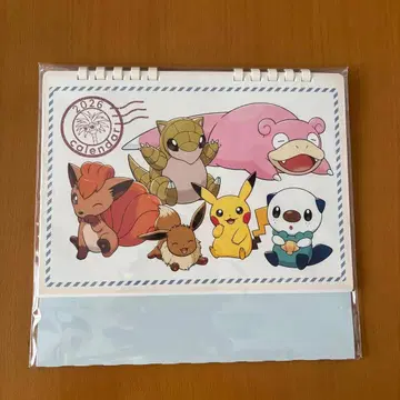 포켓몬 센터 오리지널 엽서가 되는 탁상 달력 2026