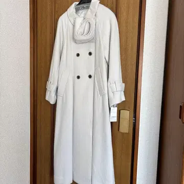 코히나 cohina 백 플레어 롱 코트 ( 레귤러 )