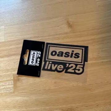 미개봉 새상품 oasis 스티커 Live'25 오아시스 White