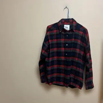 새상품급 Spick & Span 체크 플란넬 셔츠