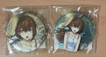 steins;gate/마키세 크리스 메탈 캔뱃지 세트 여름 ver