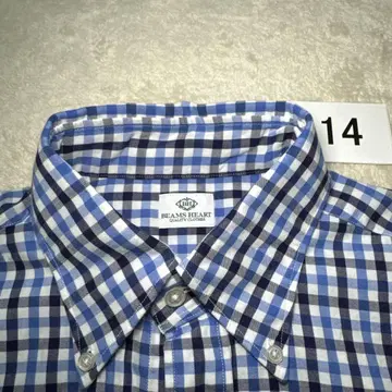 14 컨디션 최상 빔즈 와이셔츠 체크 M