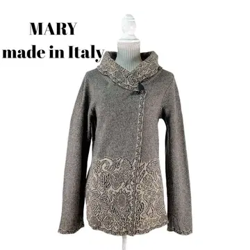 01T479 MARY 이탈리아제 가운 니트 가디건 겉옷