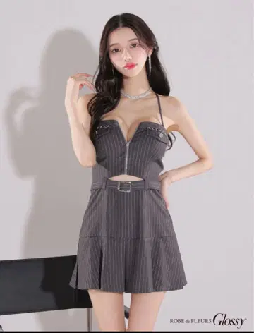 새상품급 robe de fleurs glossy 드레스