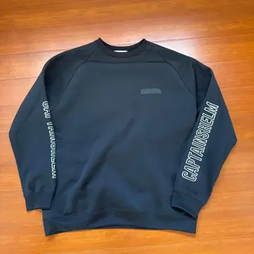 CAPTAINS HELM 블랙 맨투맨 L 사이즈