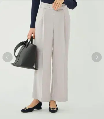 미사용 새상품 green label relaxing 스플릿 와이드 팬츠