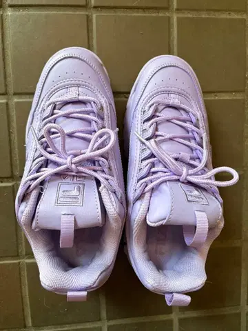 FILA 스니커즈 퍼플 24cm 여성용