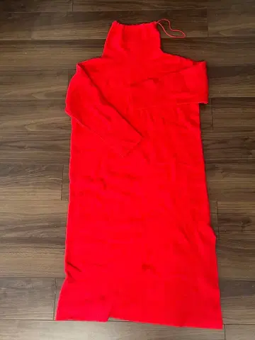 ELENDEEK 엘렌딕 니트 원피스 빨간색