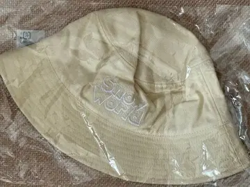 Snow World 버킷햇 크림색