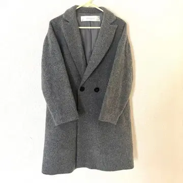 새상품급 DoCLASSE 라이트 그레이 체스터 코트 M~L 다운