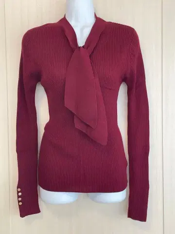 핑키앤다이안 리본 니트