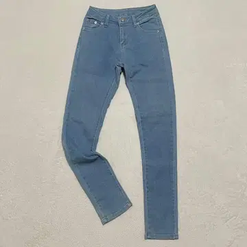 리디 스키니 데님 슬림 레그 팬츠 스트레치 청바지 슬림 블루 S