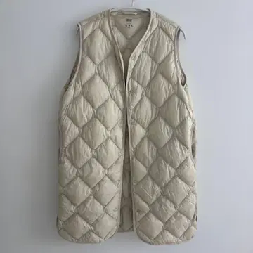 울트라 라이트 다운 롱 베스트 S