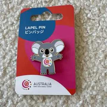 간사이 만박 2025 호주 코알라 핀 배지