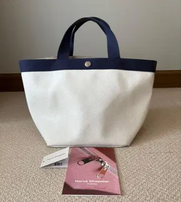 에르베샤 펠리에 707GP 블랑 네이비 M 사이즈 보트형