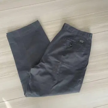 턱 팬츠 차콜 그레이 34 x 32