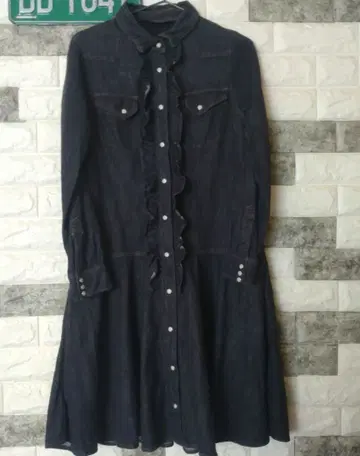 Jane Marple Dans le Salon 데님 원피스