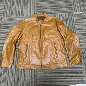UNIQLO 가죽 자켓 브라운 소가죽 XL