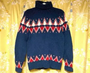 터틀넥 스웨터 울 100% y2k 맥브링 그런지