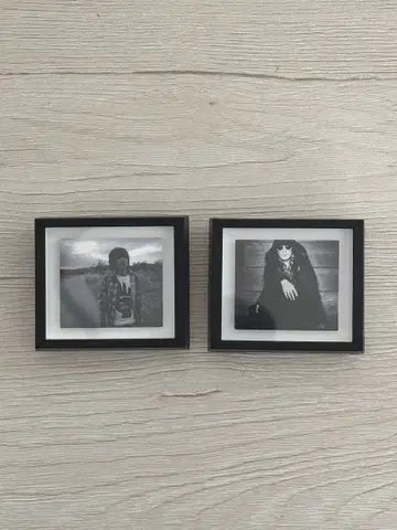 LUNA SEA INORAN 솔로 굿즈 블랙 사진 프레임 2개 세트