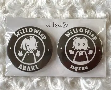 Will O Wisp 아라키 nqrse 아라나루 캔뱃지 세트
