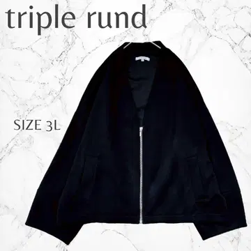 트리플랜드 깔끔한 빅 사이즈 모드 겉옷 집업 3L 고품질