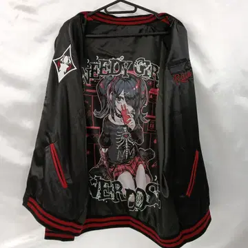 아메짱 스카잔 블랙 x 화이트 XL 사이즈