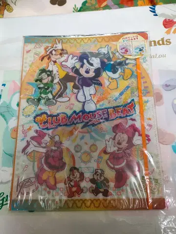 새상품 클럽 마우스비트 클리어 파일 클리어 홀더 미키