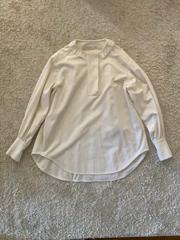 yori 긴팔 블라우스 옷깃 프릴