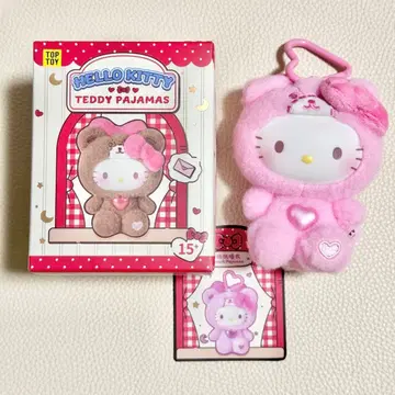 해외 TOPTOY 산리오 KITTY TEDDY PAJAMAS 키티