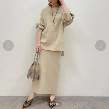 Loungdress 니트 스커트
