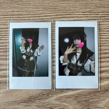 나란 노도카 발렌타인 폴라로이드 2장 세트