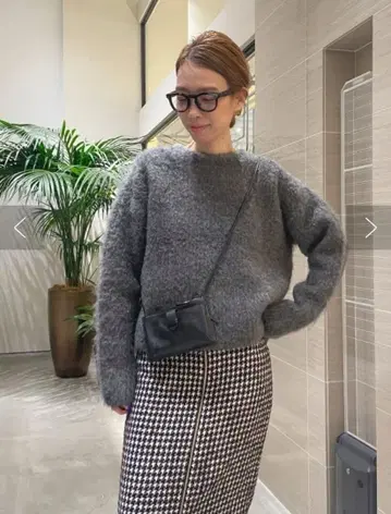 Whim Gazette 믹스얀 크루넥 니트 풀오버