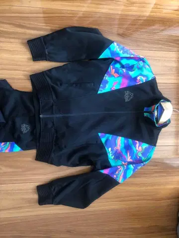 Kappa 스포츠 자켓 블랙/멀티 컬러