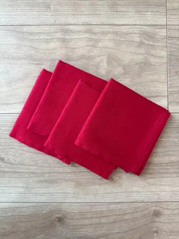 fog linen work 손수건 4장 50cm x 50cm