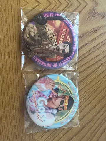 마지마 고로 캔뱃지 2개 세트 미개봉!