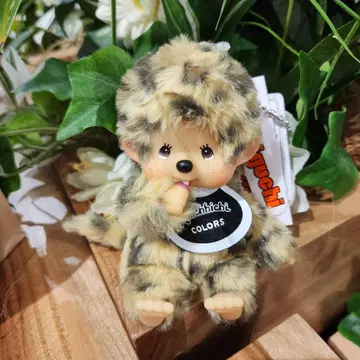 몬치치 COLORS 컬러즈 레오파드 무늬 표범 무늬 몬치치 키체인