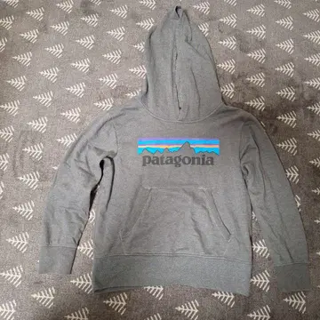 patagonia 후드 부착 후드티 그레이