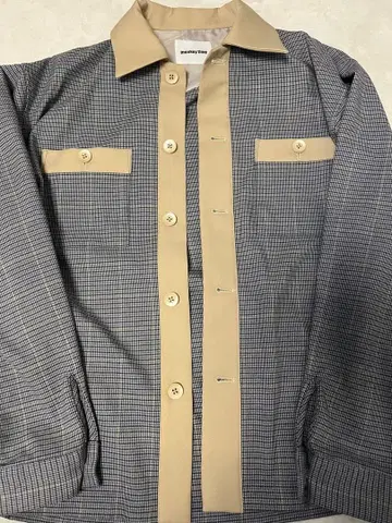 monkey time 체크 무늬 자켓